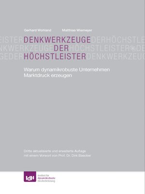 cover image of Denkwerkzeuge der Höchstleister
